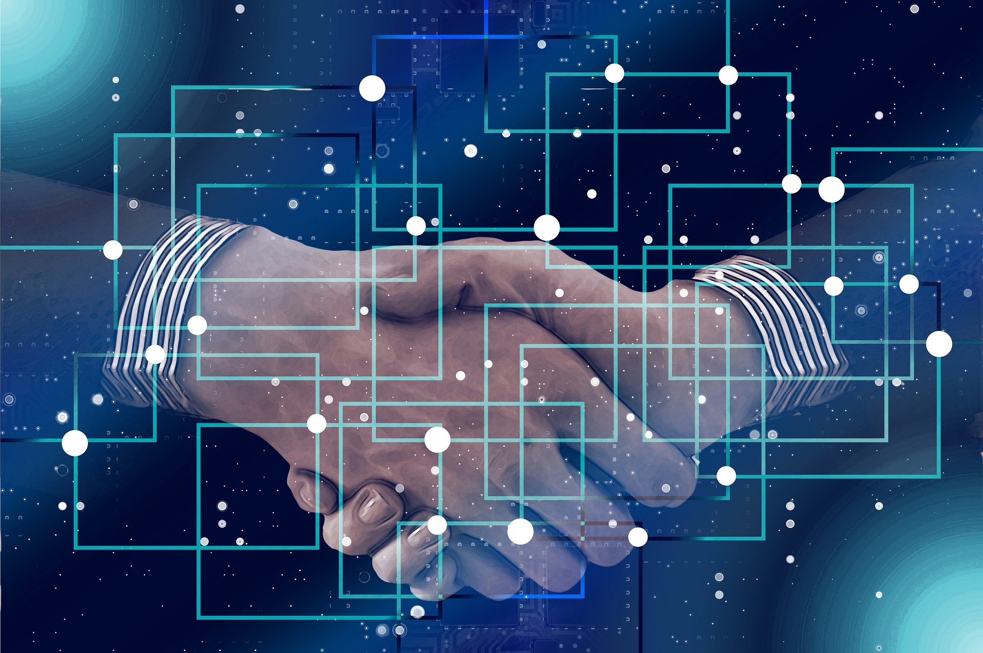 people shaking hands